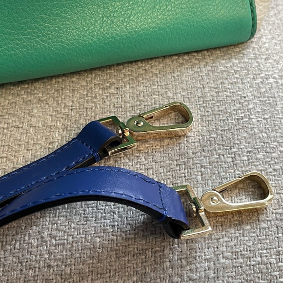 Kate Spade Blue Colour Block Handbag - Picture 9 of 12